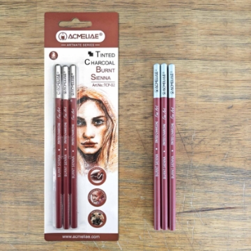 Show details for قلم فحم دائرى اكاميليا - بنى محروق كارت 3 قطعه - موديل TCP - 02 Picture of قلم فحم دائرى اكاميليا - بنى محروق كارت 3 قطعه - موديل TCP - 02