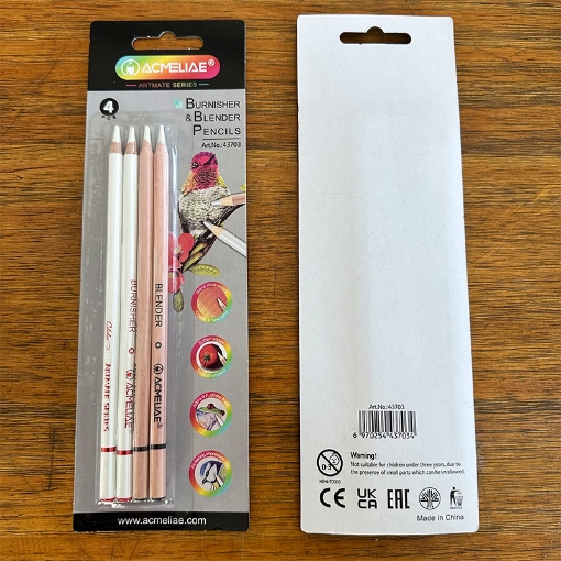 Bild von Acmeliae runder Farb-Misch- und Polierstift – 4 Stück – Modell 43703