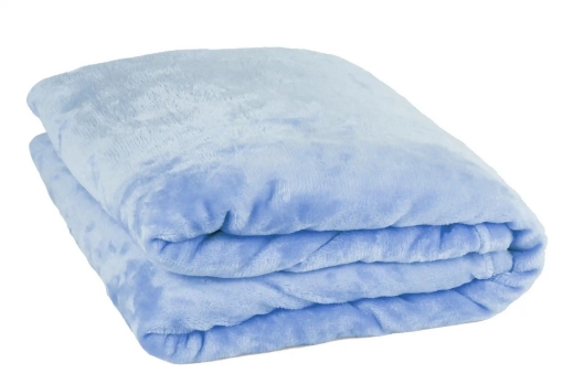 Image de Couverture Microfibre Bleue 180 x 130 cm Mintra