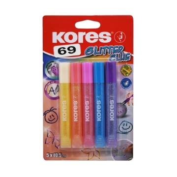 Mostrar detalles de Kit de Brillo con Purpurina 5 Colores Cepillo de Dientes Metálico 10.5ml kores Modelo 75001 Imagen de Kit de Brillo con Purpurina 5 Colores Cepillo de Dientes Metálico 10.5ml kores Modelo 75001
