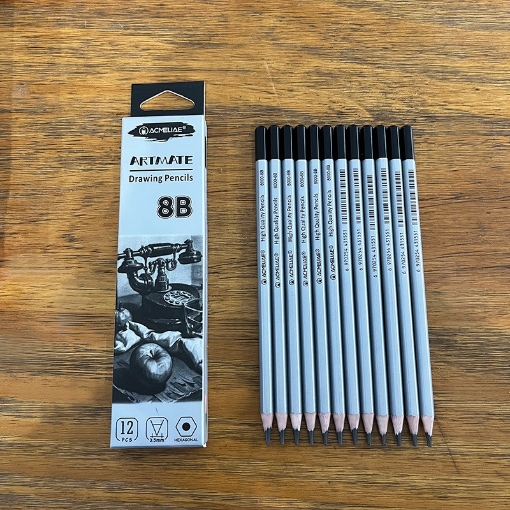 Image de Crayon hexagonal gradué Acmeliae – Modèle 8000-8B