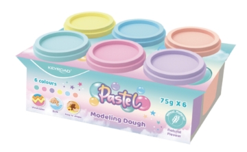 Show details for Keyroad modeling clay – 6-pack pastel colors 450g model KR972562 Picture of Keyroad modeling clay – 6-pack pastel colors 450g model KR972562