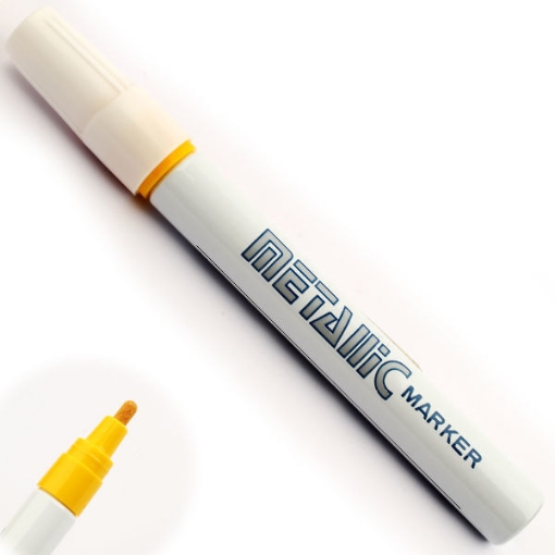 Bild von Duku Koreanischer Stift Gelb - Metallic