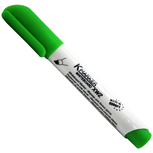 Image de Marqueur pour tableau blanc - Pointe biseautée Vert clair Kores Modèle 20851