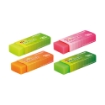 Picture of Keyroad Large Eraser - Fluorescent Colors - Super Clean - Model KR971842