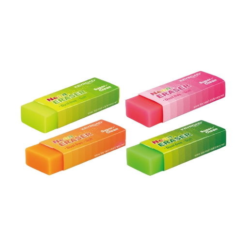 Image de Gomme grande Keyroad - Couleurs fluorescentes - Super Clean - Modèle KR971842