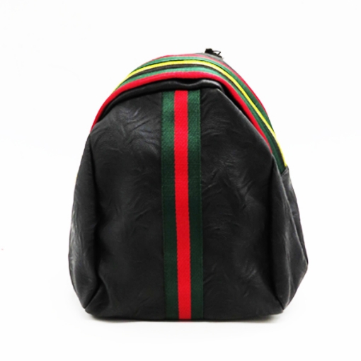 Image de sac à dos en cuir avec 2 zips Petit