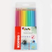 Image de Crayons en bois, 12 pièces, Modèle Pastel Kores 93311