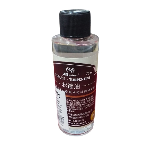 Picture of Madisi Turpentine Oil for Painting 75 ml – Model MJ-075T
