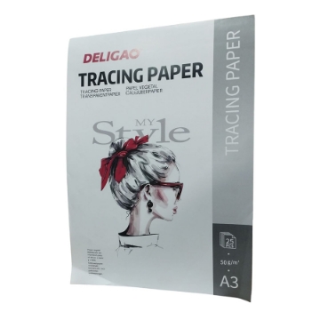 Zeige Details für Deligao Skizzenblock Transparentpapier 25 Blatt 50g A3 – Modell 50G Bild von Deligao Skizzenblock Transparentpapier 25 Blatt 50g A3 – Modell 50G