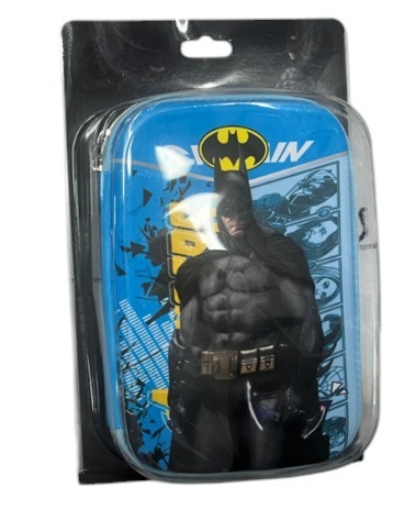 Picture of Embossed Foam Pencil Case, 1 Printed Zipper, Batman Embossed Shapes – Simba Model HD959-1