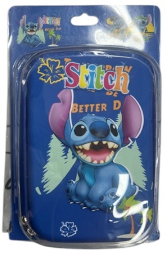 Bild von Simba Federmäppchen aus Geprägtem Schaumstoff, 1 Reißverschluss, mit Stitch-Motiven Bedruckt, Modell 613