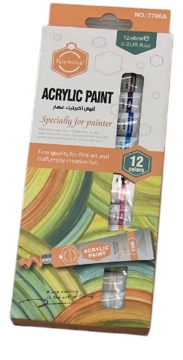 Zeige Details für Acrylfarbe 6 ml Tuben 12 Farben - Keep Smiling Modell 7706A Bild von Acrylfarbe 6 ml Tuben 12 Farben - Keep Smiling Modell 7706A