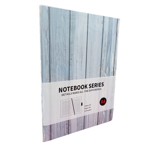 Bild von Notizbuch mit Hardcover und Stifthalter, 80 linierte Seiten, A4-Format – Simba Modell 8800-6