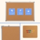 Show details for Simba CB1290BL Double-Sided LDF Pinboard (Cork Side + Felt Side), Size 90 × 120 cm Picture of Simba CB1290BL Double-Sided LDF Pinboard (Cork Side + Felt Side), Size 90 × 120 cm