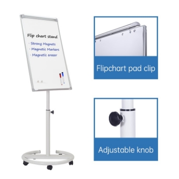 Show details for Simba XMS-FCG/A Flip Chart Board with Stand and Five-Leg Base, Size 70 × 100 cm Picture of Simba XMS-FCG/A Flip Chart Board with Stand and Five-Leg Base, Size 70 × 100 cm