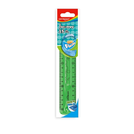 Picture of Flexible plastic ruler 15 cm – Keyroad Model KR971663