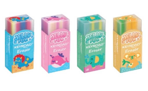 Picture of Keyroad Jelly Fun Eraser Colored - Model KR973317