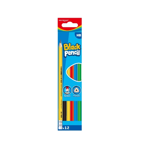 Picture of قلم رصاص جرافيت مثلث باستيكة HB - كى رود موديل KR972793