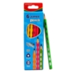 Bild von Set aus 6 Jumbo-Dreikant-Bleistiften HB mit Radiergummi - Keyroad Modell KR971720