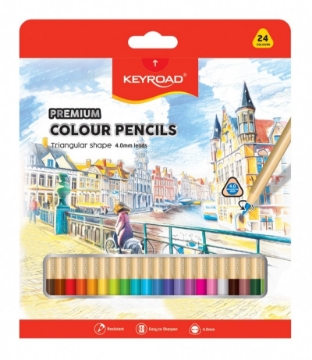 Zeige Details für Premium-Farbstiftset 24 Farben - Keyroad Modell KR973349 Bild von Premium-Farbstiftset 24 Farben - Keyroad Modell KR973349