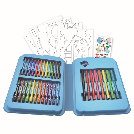 图片 Coffret de Coloriage 54 Pièces Keyroad, Modèle KR973015