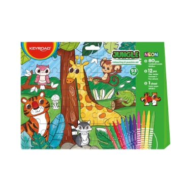Zeige Details für Dschungel-Malpuzzle Spiel 93 Teile - Keyroad Modell KR973002 Bild von Dschungel-Malpuzzle Spiel 93 Teile - Keyroad Modell KR973002