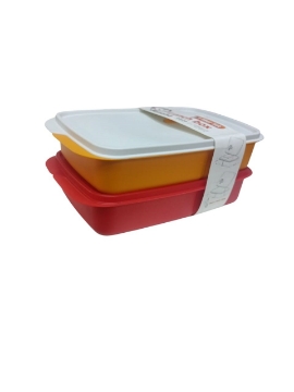 Zeige Details für Kunststoff-Lunchbox-Set 2 Stück 1 Liter - Banana Bild von Kunststoff-Lunchbox-Set 2 Stück 1 Liter - Banana
