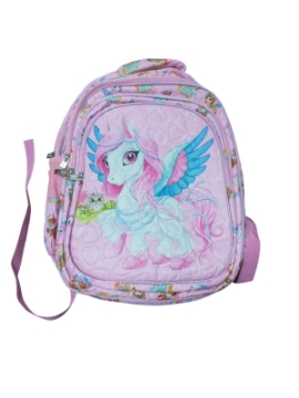 Agrandir l'image de Sac à dos scolaire 3D fille en coton Talgo avec 4 fermetures éclair Image de Sac à dos scolaire 3D fille en coton Talgo avec 4 fermetures éclair