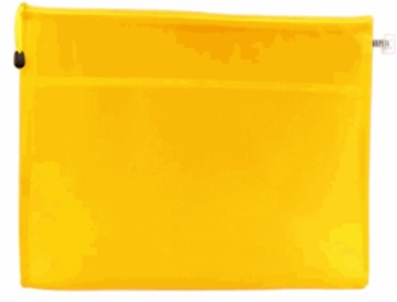 Zeige Details für Gelbe Netzreißverschlusstasche, B4, Modell S6645-6 Bild von Gelbe Netzreißverschlusstasche, B4, Modell S6645-6