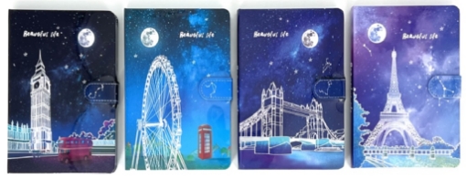 Image de Carnet à Spirale Couverture Rigide B6 Papier Crème Ligné 80 Feuilles SIMBA Modèle 8600-2