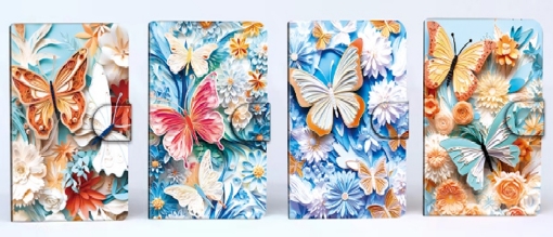 Imagen de Cuaderno de tapa dura con lomo B6 Papel crema rayado 80 hojas - Simba Modelo 8600-17
