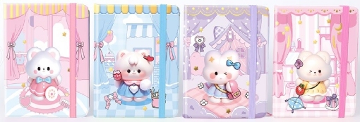 Imagen de Cuaderno de lomo rígido Simba con 80 hojas de papel rayado color crema de 80 g/m² – Modelo 1701-5