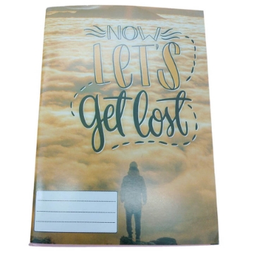 Show details for School Notebook English 60 Sheets, Travel Design, Coated Cover 16 × 22.5 – Extra Line Picture of School Notebook English 60 Sheets, Travel Design, Coated Cover 16 × 22.5 – Extra Line