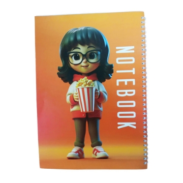 Show details for كشكول جامعى سلك دبل مسطر 80 ورقة، شكل بنت غلاف كوشية 220 جرام مقاس A4 - اكسترا لاين Picture of كشكول جامعى سلك دبل مسطر 80 ورقة، شكل بنت غلاف كوشية 220 جرام مقاس A4 - اكسترا لاين