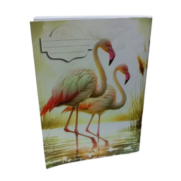 显示明细 方格学生笔记本 60 页,天鹅图案,铜版纸封面,尺寸 16 × 22.5 厘米 – Extra Line 图片 方格学生笔记本 60 页,天鹅图案,铜版纸封面,尺寸 16 × 22.5 厘米 – Extra Line