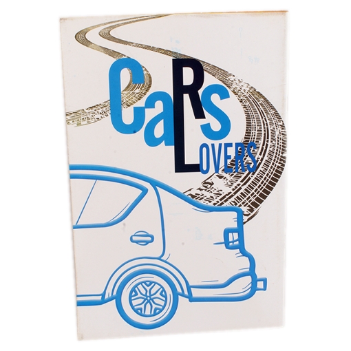 Bild von Universitätsheft Extra Line 60 Blatt geheftet, englische Lineatur, Auto-Design, Kunstdruckumschlag, Format A4