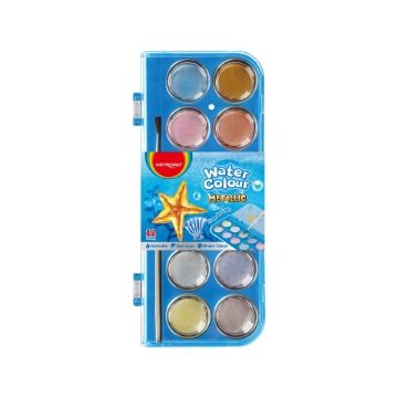 Zeige Details für Keyroad Metallic-Aquarellfarben-Steine 12 Farben + Pinsel – Modell KR972802 Bild von Keyroad Metallic-Aquarellfarben-Steine 12 Farben + Pinsel – Modell KR972802