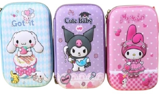 Picture of Embossed Foam Pencil Case, 1 Zipper, Printed with Multiple Cartoon Patterns – Simba Model ST982