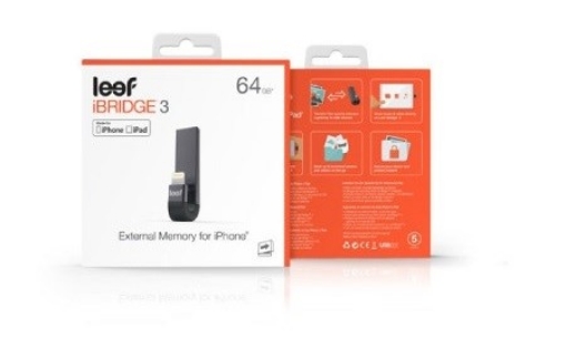 Image de Clé USB 64 Go pour iPhone/iPad Leef iBridge 3 OTG