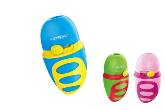 صورة براية شاربي دو بلاستيك شفرة معدن و مستديرة 1 عين بزرار غلق كي رود موديلKR971606 