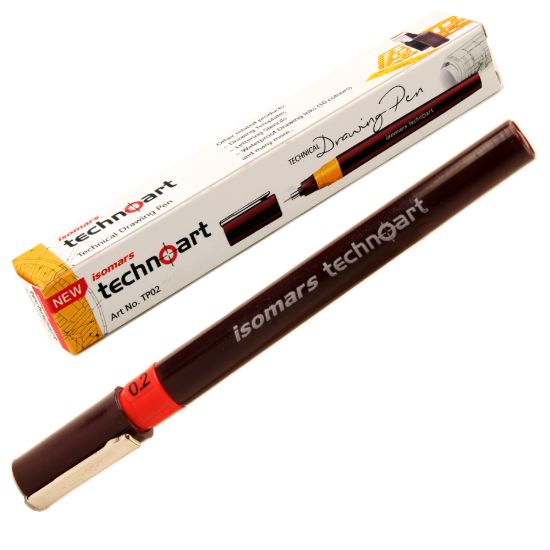 صورة قلم تحبير تكنو أرت 0.2 مم – Isomars TP02 - 0.2