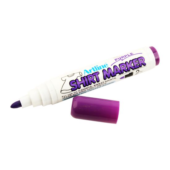 صورة قلم ماركر للتيشرت بنفسجي 10 جم متوسط – آرت لاين EKT-2