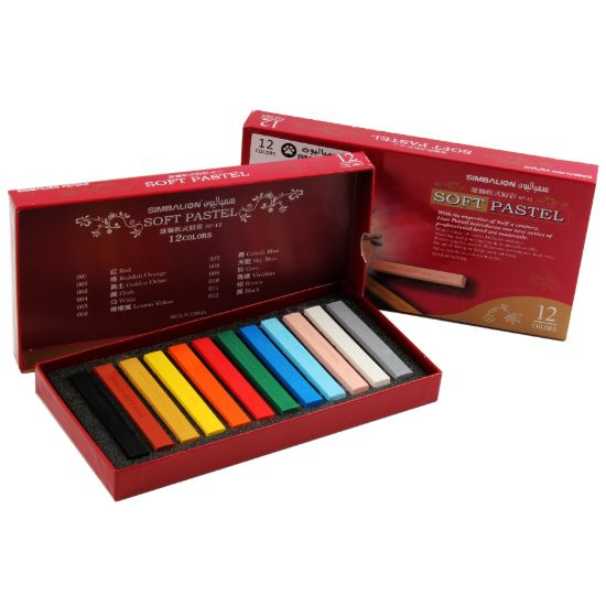 صورة ألوان باستيل سوفت 12 لون درجات – سمباليون 01- SP- 12