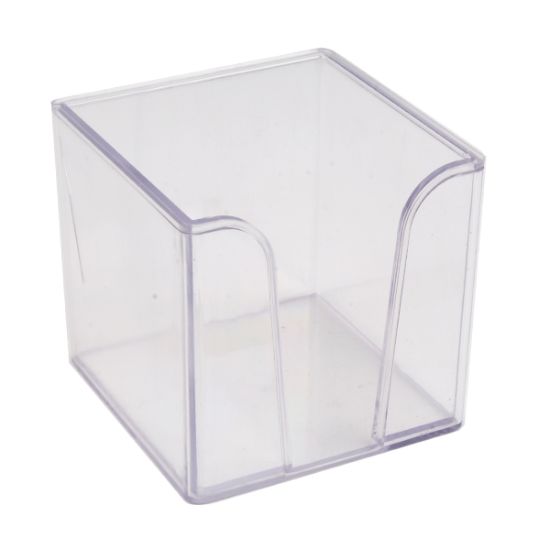 صورة منظم مكتب بلاستيك (وراقة) 2 قطعة شكل مربع 100 جرام 9 * 9 * 9 سم – أرك 584