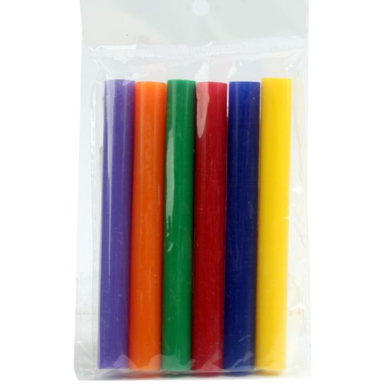 صورة عبوة شمع مسدس 11 مم 6 قطع ألوان متعددة – سيمبا