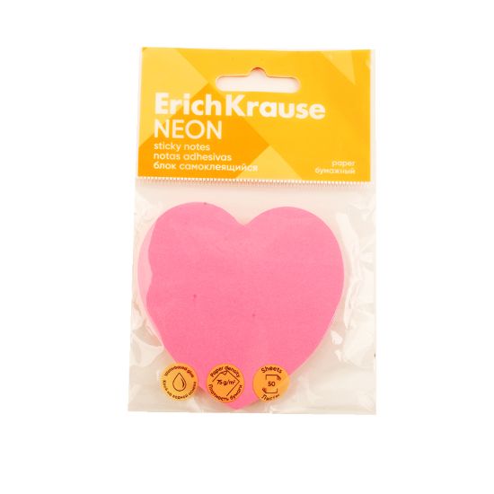 صورة بوست ايت اريك كراوس - بامبي فسفوري شكل قلب 50 ورقة - موديل 61725