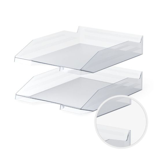 صورة ترية بلاستيك اوفيس لون شفاف اريك كراوس - موديل EK 46050