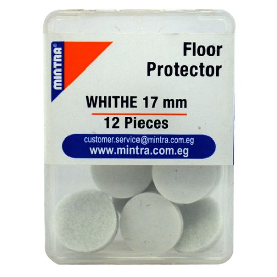 صورة فيلت دائري وجهين 17 مم  أبيض  12 قطعة – مينترا 