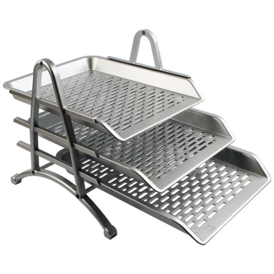 صورة تريه مستندات شبكي 3 دور رمادي – ارك 1900